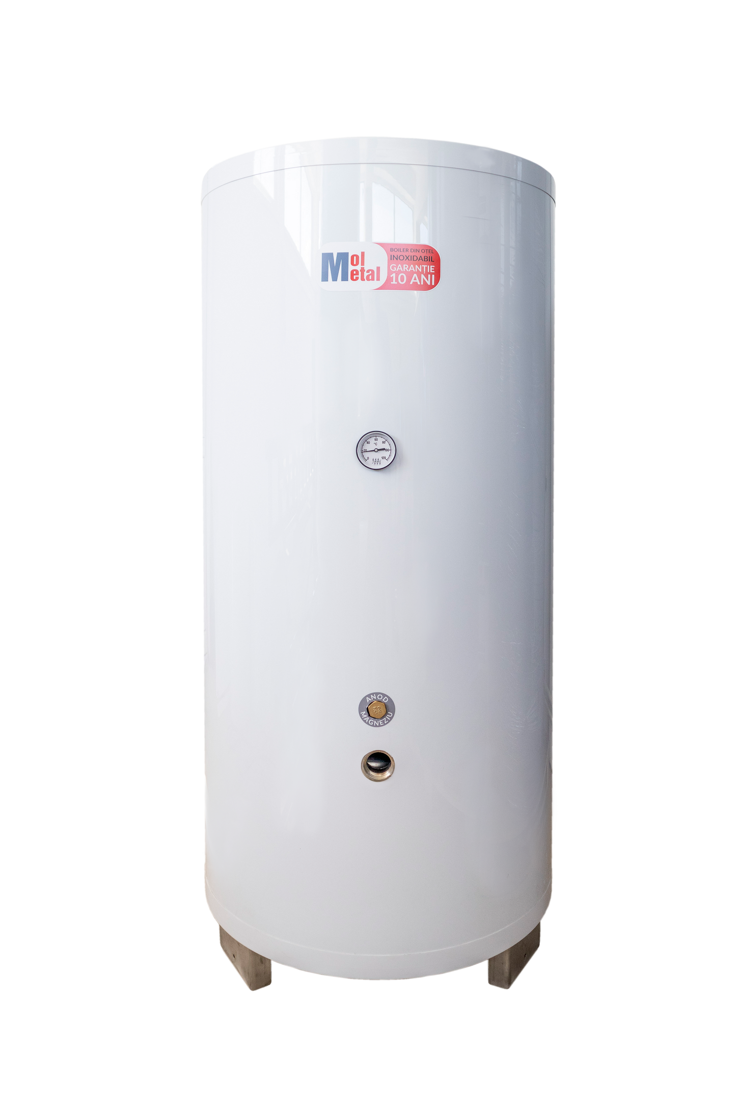 Boiler indirect din inox cu 1 serpentina 300 litri